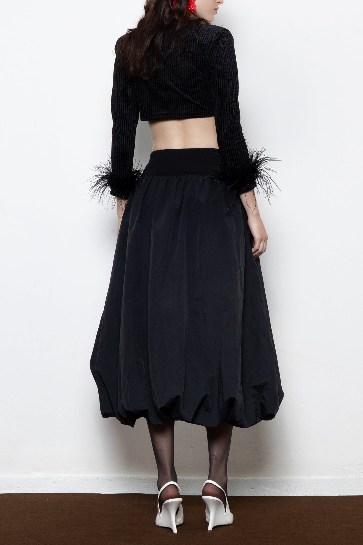 BALLOON SKIRT “ELODIE” BLACK