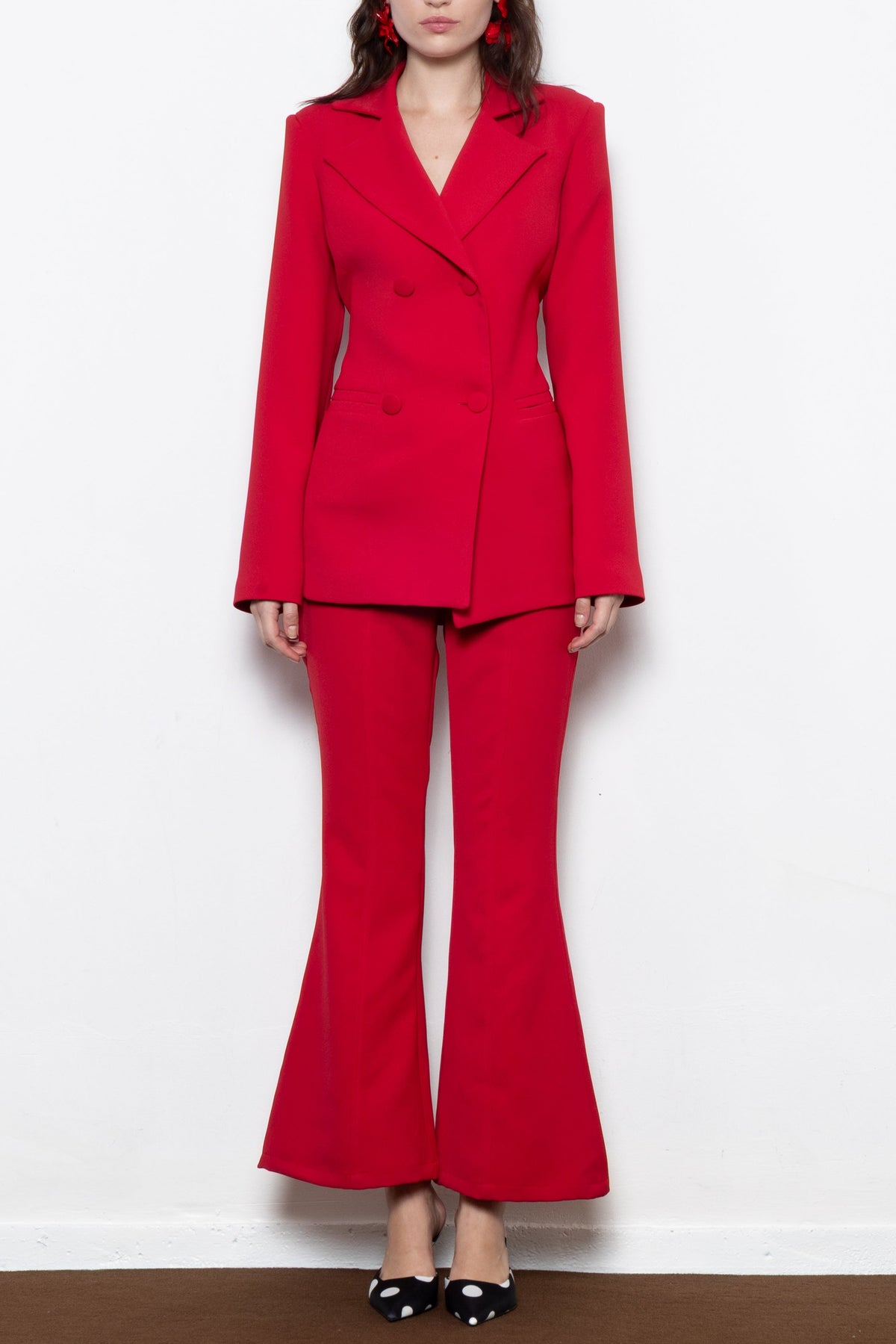 OVERSIZED BLAZER "LUNA" RED