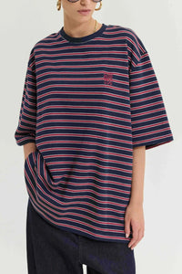 ULTRA OVERSIZED T-SHIRT NAVY/RED/WHITE