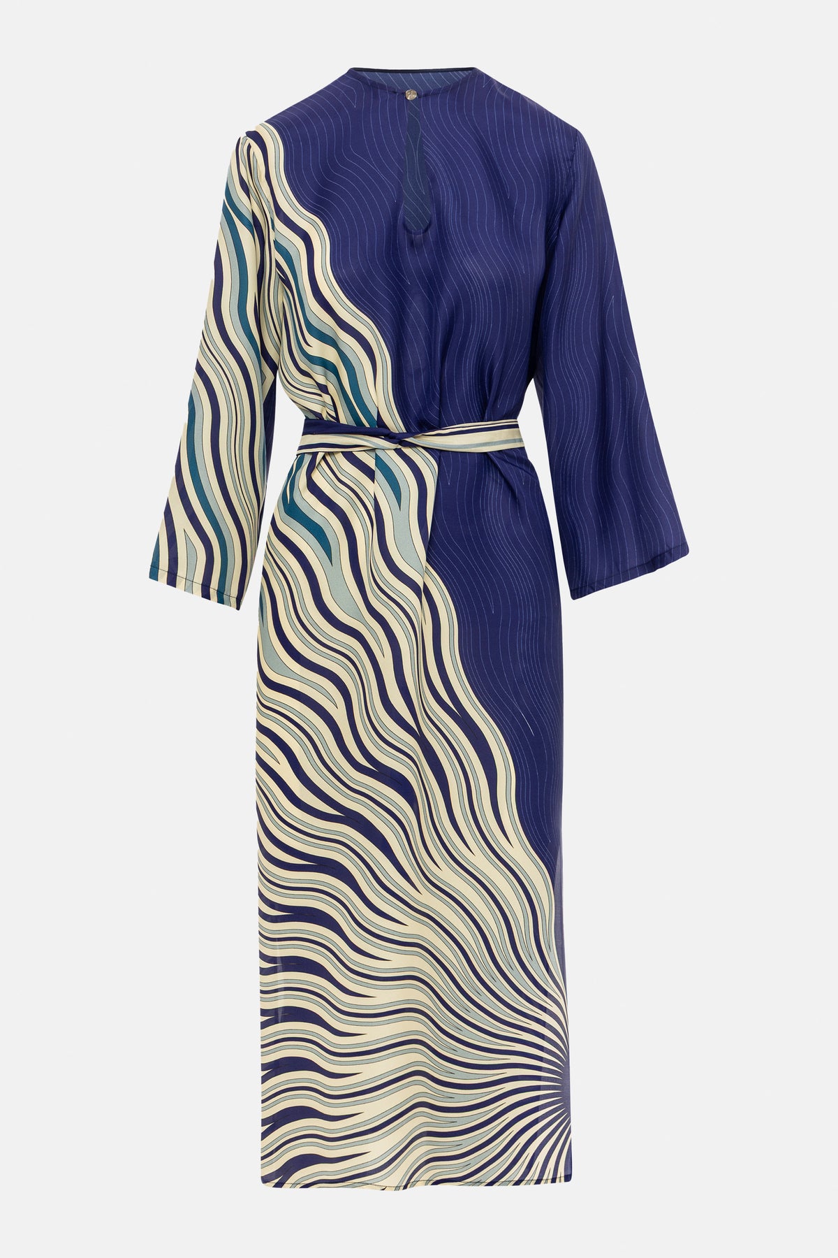 VISCOSE/SILK TUNIC DRESS "THERESA" SOLARIS