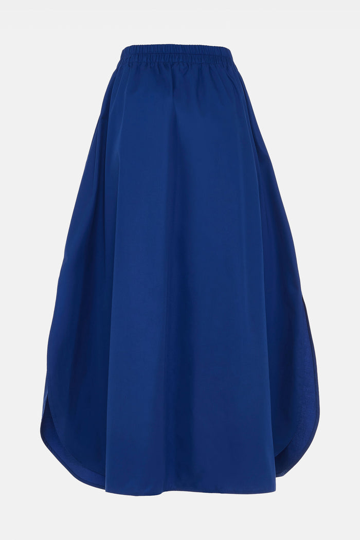 POPELINE SKIRT "VERVE" BLUE