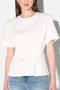 FITTET COTTON T-SHIRT WHITE