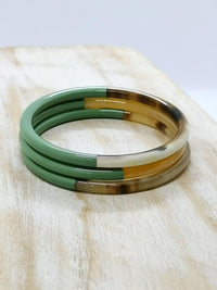 BRACELET "KASSANDRA" ALMOND GREEN