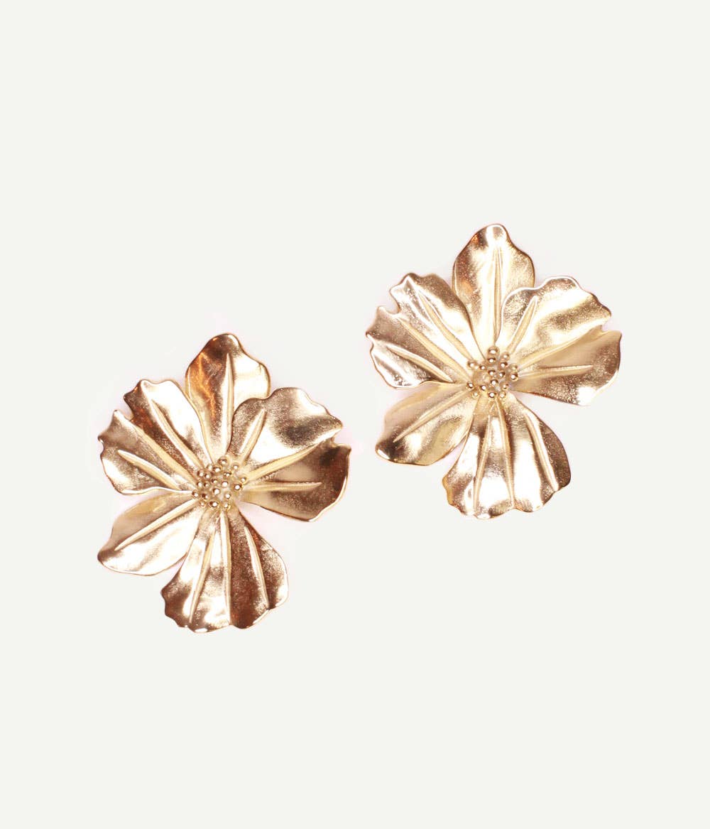 STATEMENT EARRINGS "VICKY" GOLD