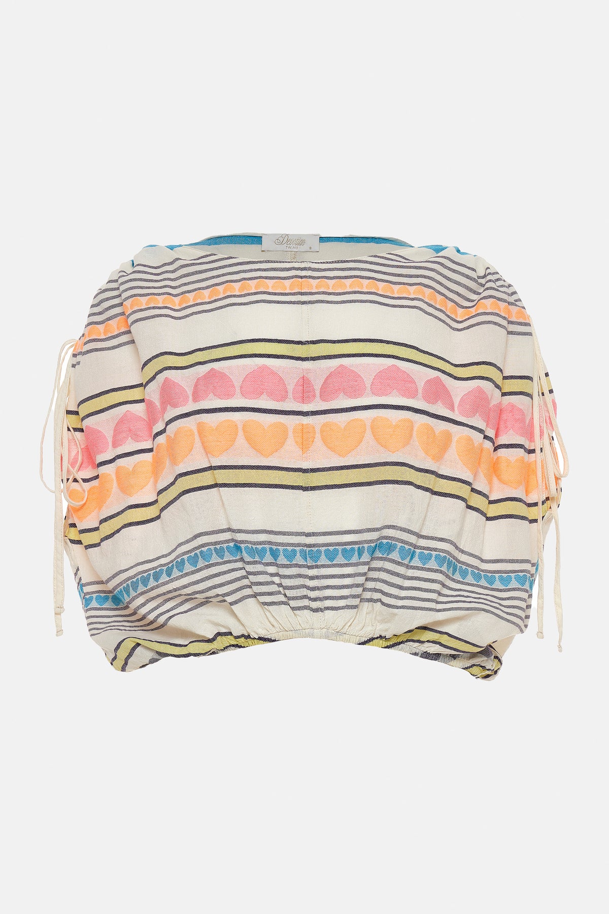 WOVEN JACQUARD TOP "ASTRA" MULTICOLOR