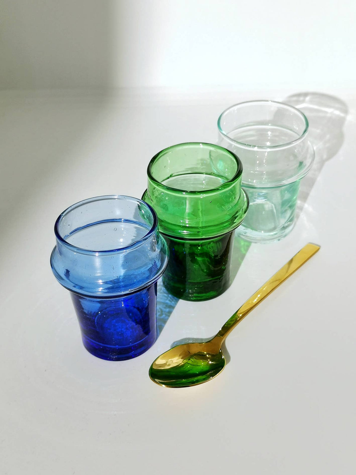 MINI BLUE BELDI GLAS