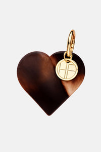 BAG CHARM/KEYCHAIN "LOVE" PINK/RED/HORN