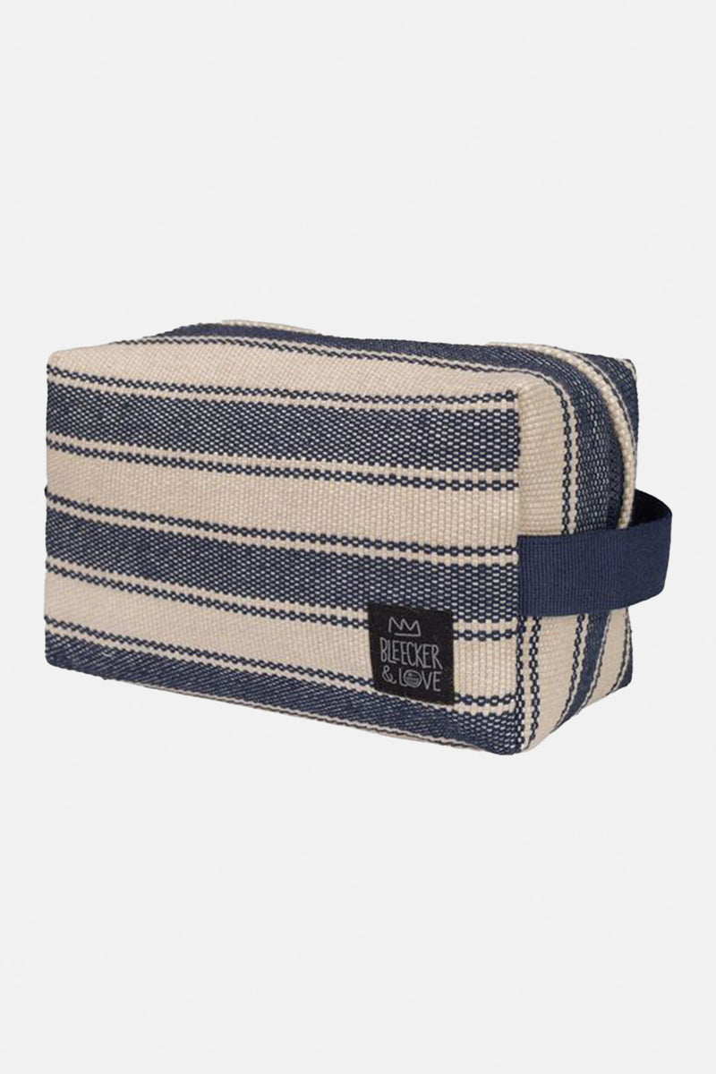 COSMETIC POUCH "BALOS" NAVY/ECRU