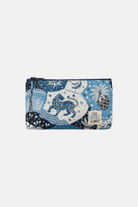 MINI POUCH "BELIZE" MULTI BLUE/WHITE