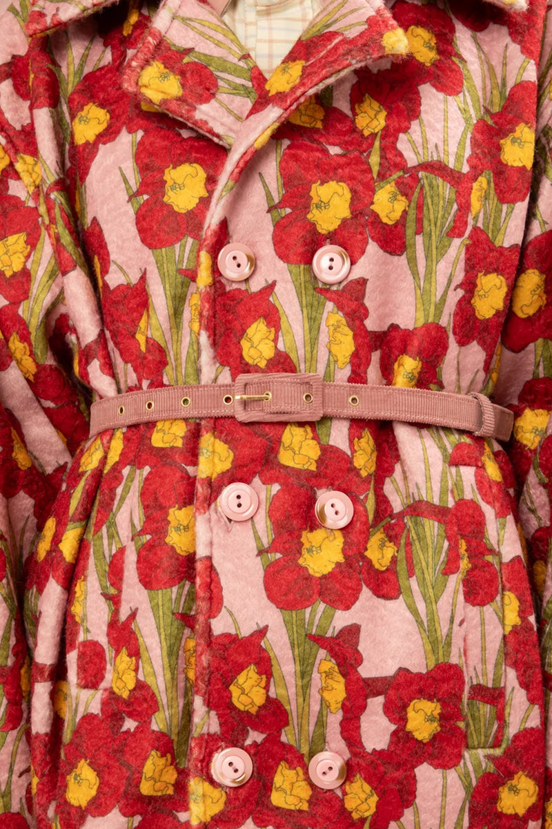 CORDUROY BELT DUSTY ROSE