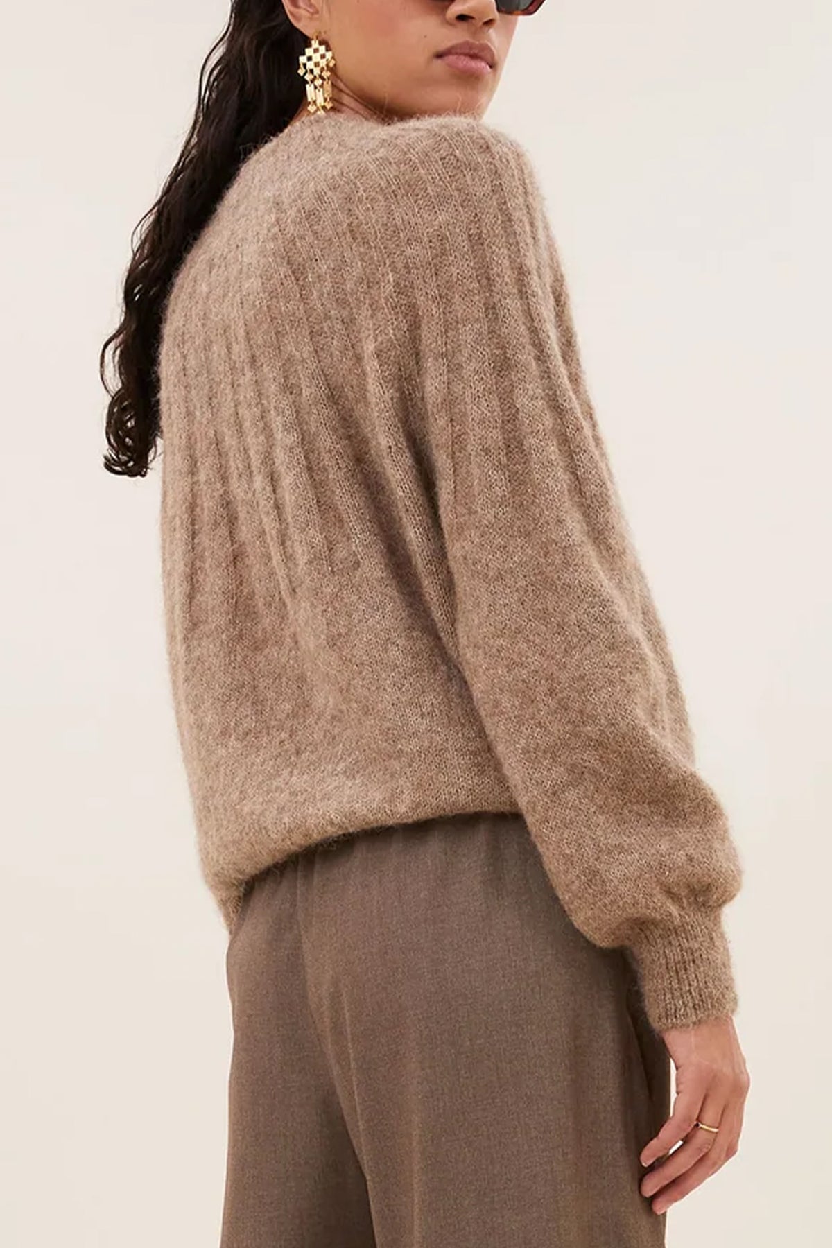 ALPACA PULLOVER BISCUIT
