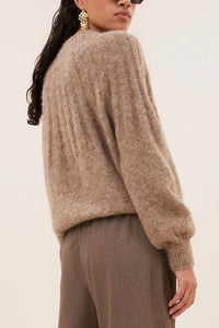 ALPACA PULLOVER BISCUIT