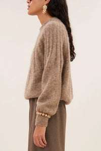 ALPACA PULLOVER BISCUIT