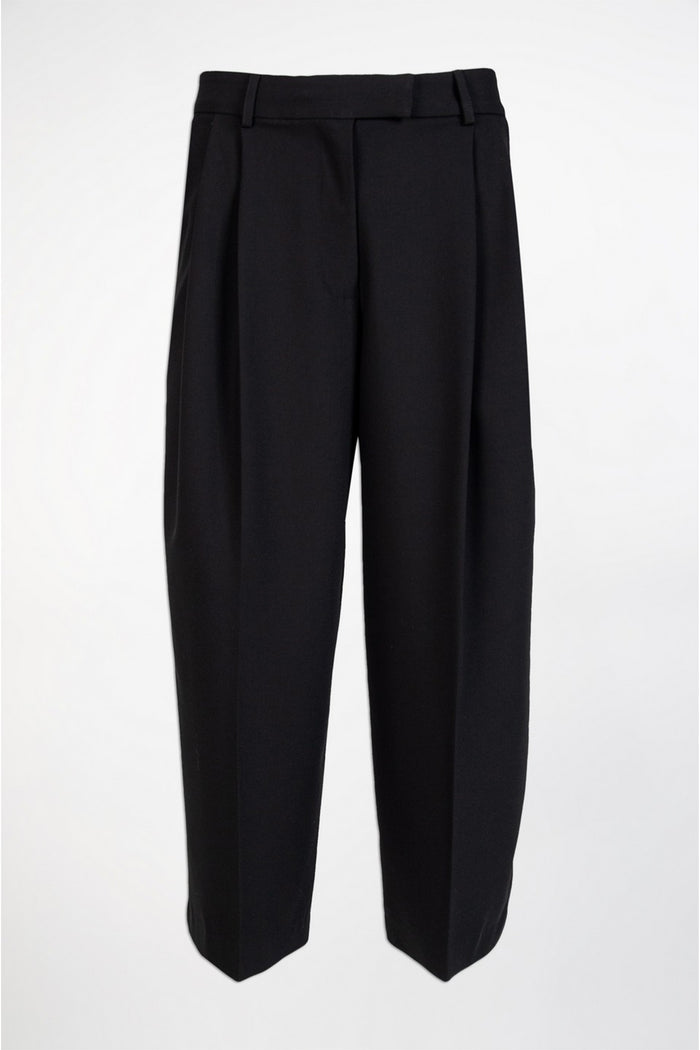 CROPPED PANTS BLACK