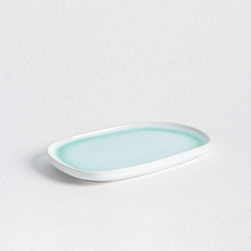 GLASED MINI STONEWARE TRAY "MALEDIVES"