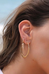 CHARM "ROMI" GOLD/ZIRCONIA