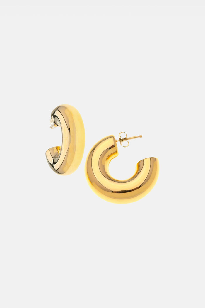 CHUNKY HOOPS "CLASSIC M" GOLD