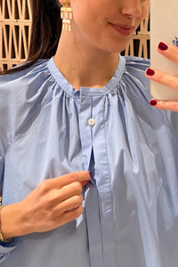 COTTON BLOUSE WITH BALLOON SLEEVES CIEL