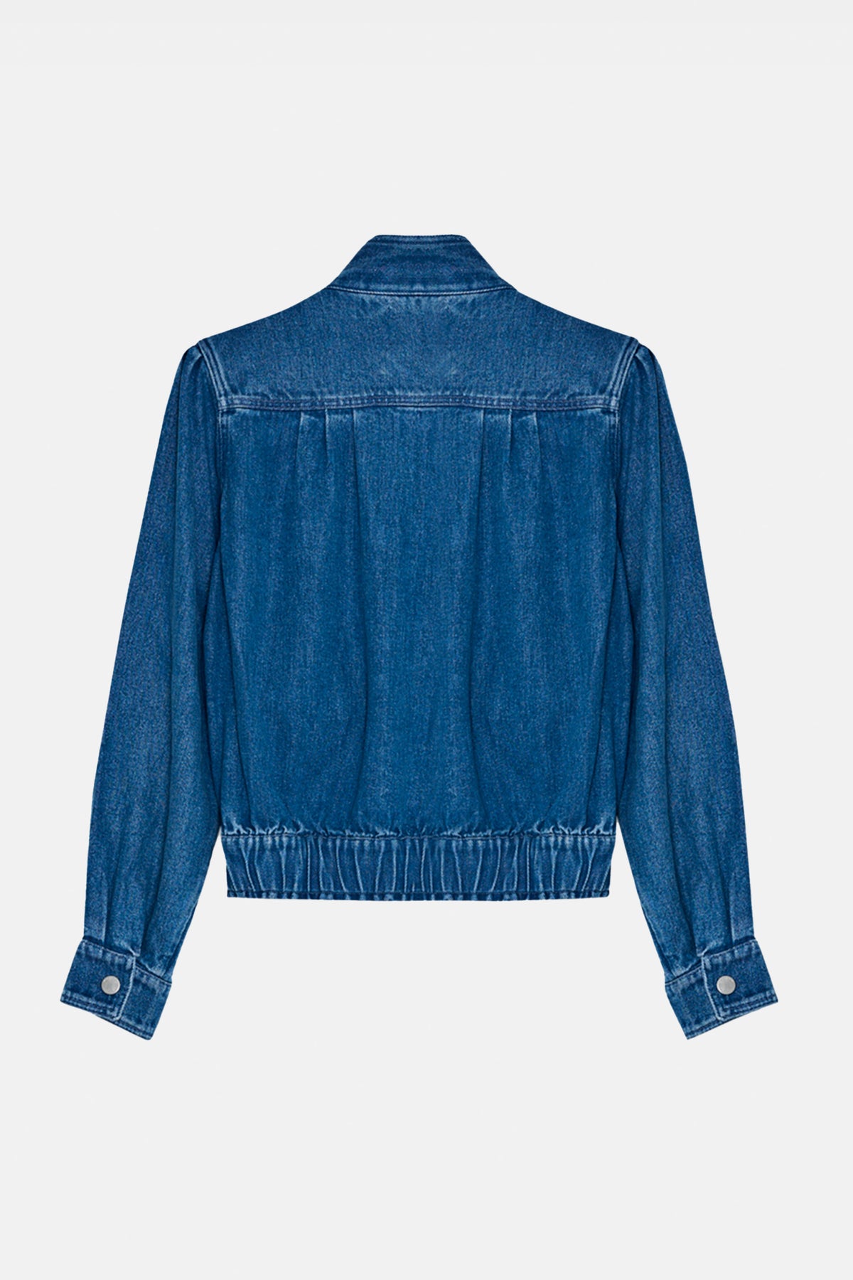 TENCEL DENIM JACKET MID BLUE
