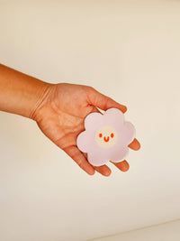 MINI PLATE "HAPPY FLOWER" WHITE