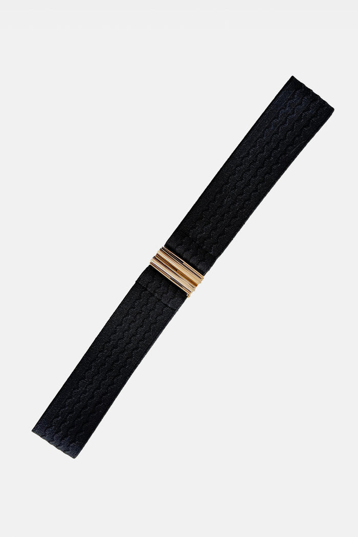 ELASTIC BELT "IKAT" BLACK