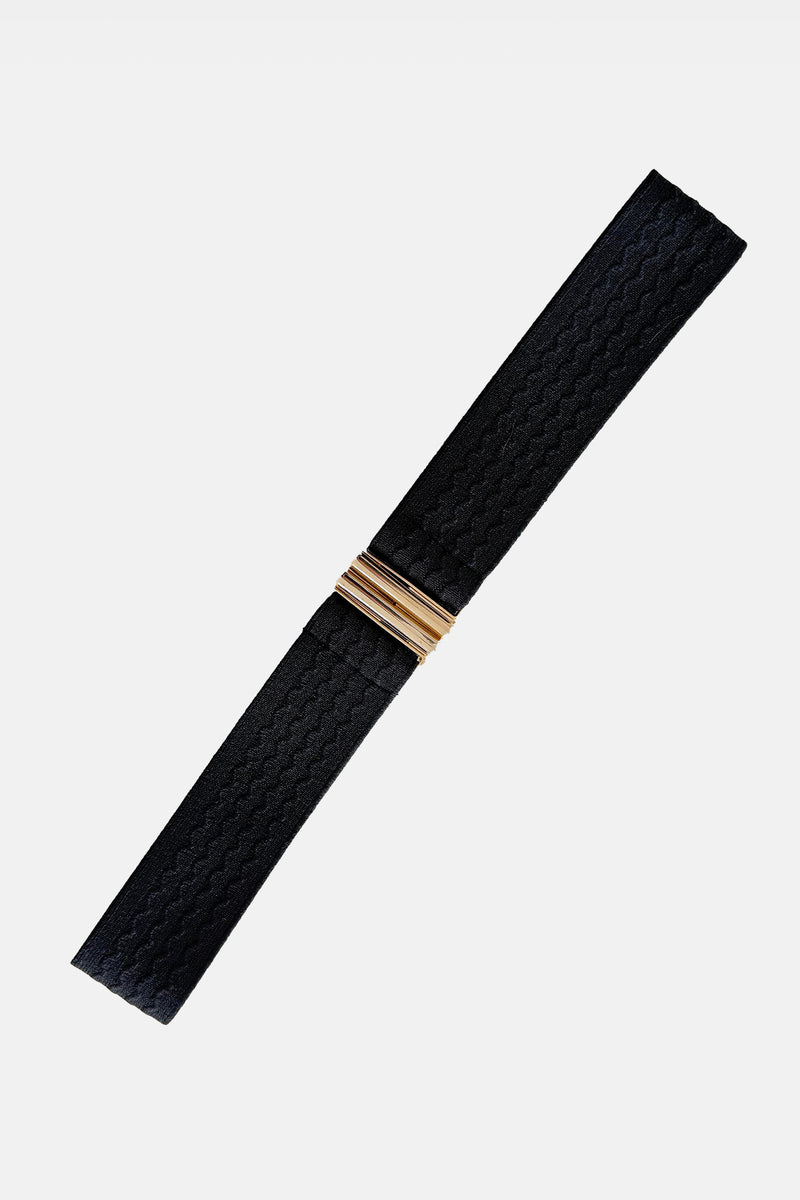 ELASTIC BELT "IKAT" BLACK