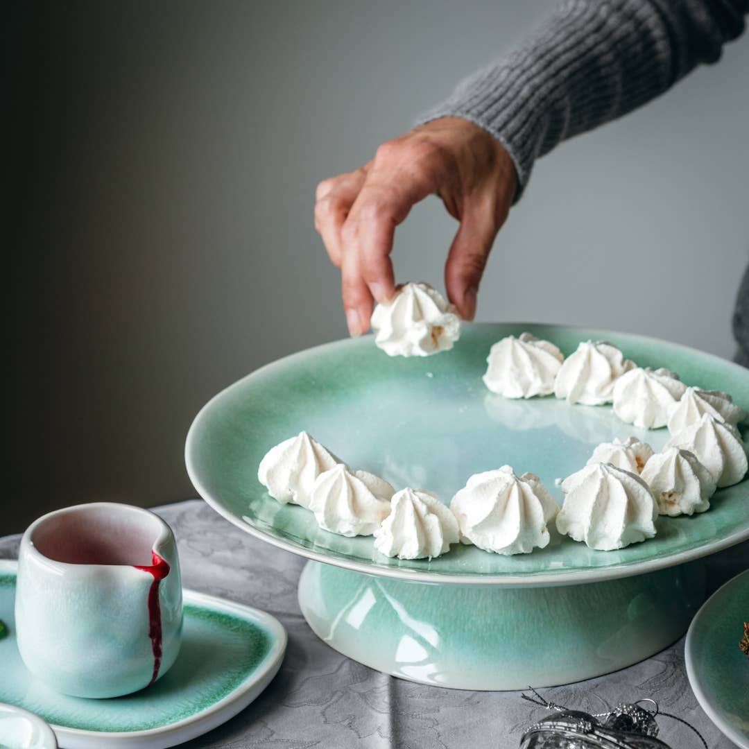 GLASED MINI STONEWARE TRAY "MALEDIVES"