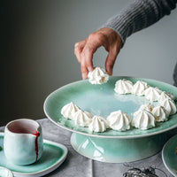 GLASED MINI STONEWARE TRAY "MALEDIVES"