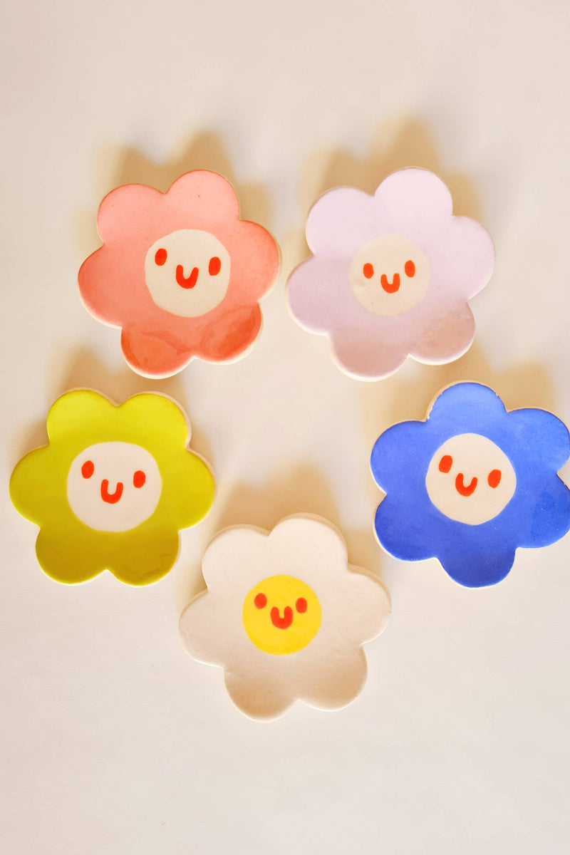 MINI PLATE "HAPPY FLOWER" ROSÉ