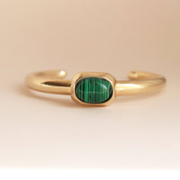 BANGLE WITH MALACHIT STONE