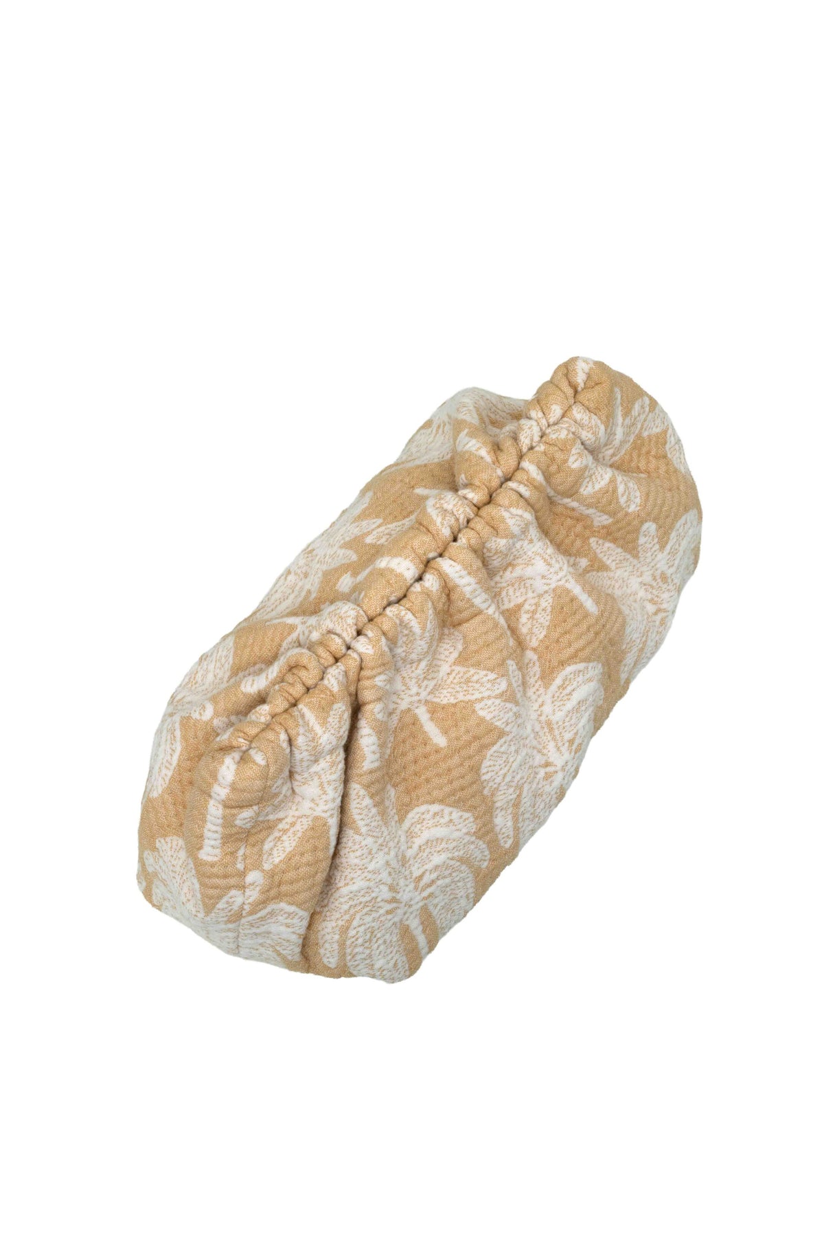 WOVEN CLUTCH BAG "FINIKAS" MUSTARD