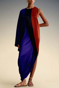 ASYMMETRIC ONE SHOULDER DRESS "PANTHEON" GAITIS BOTTLES