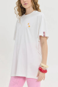 OVERSIZED T-SHIRT TAVLI "CHEETAH" OFF WHITE