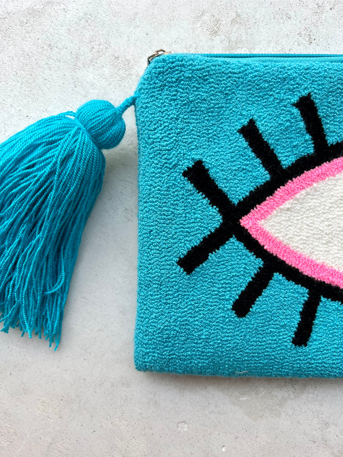 WAYUU „MATI“ CLUTCH FUCHSIA