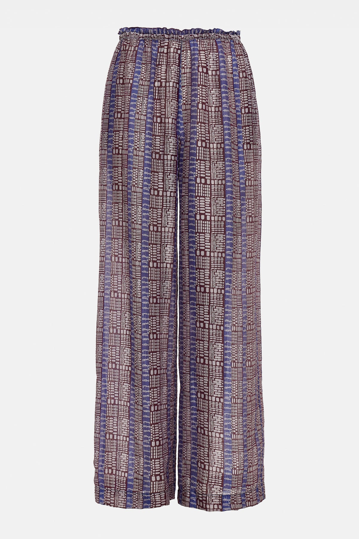 FLOWY TRANSPARENT CHIFFON PANTS "ISOLA"