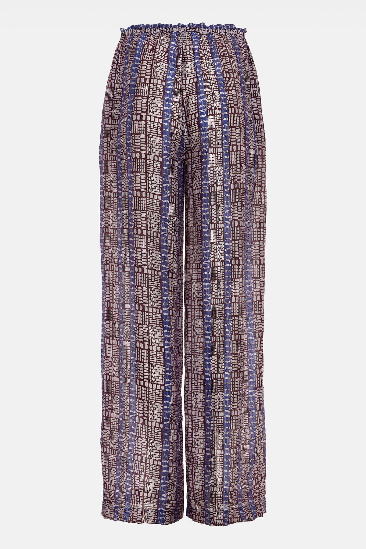 FLOWY TRANSPARENT CHIFFON PANTS "ISOLA"