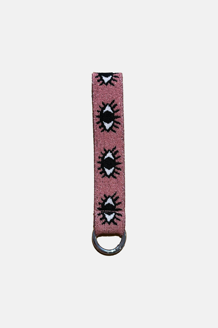 KEY CHAIN "MATI" GLITTER PINK