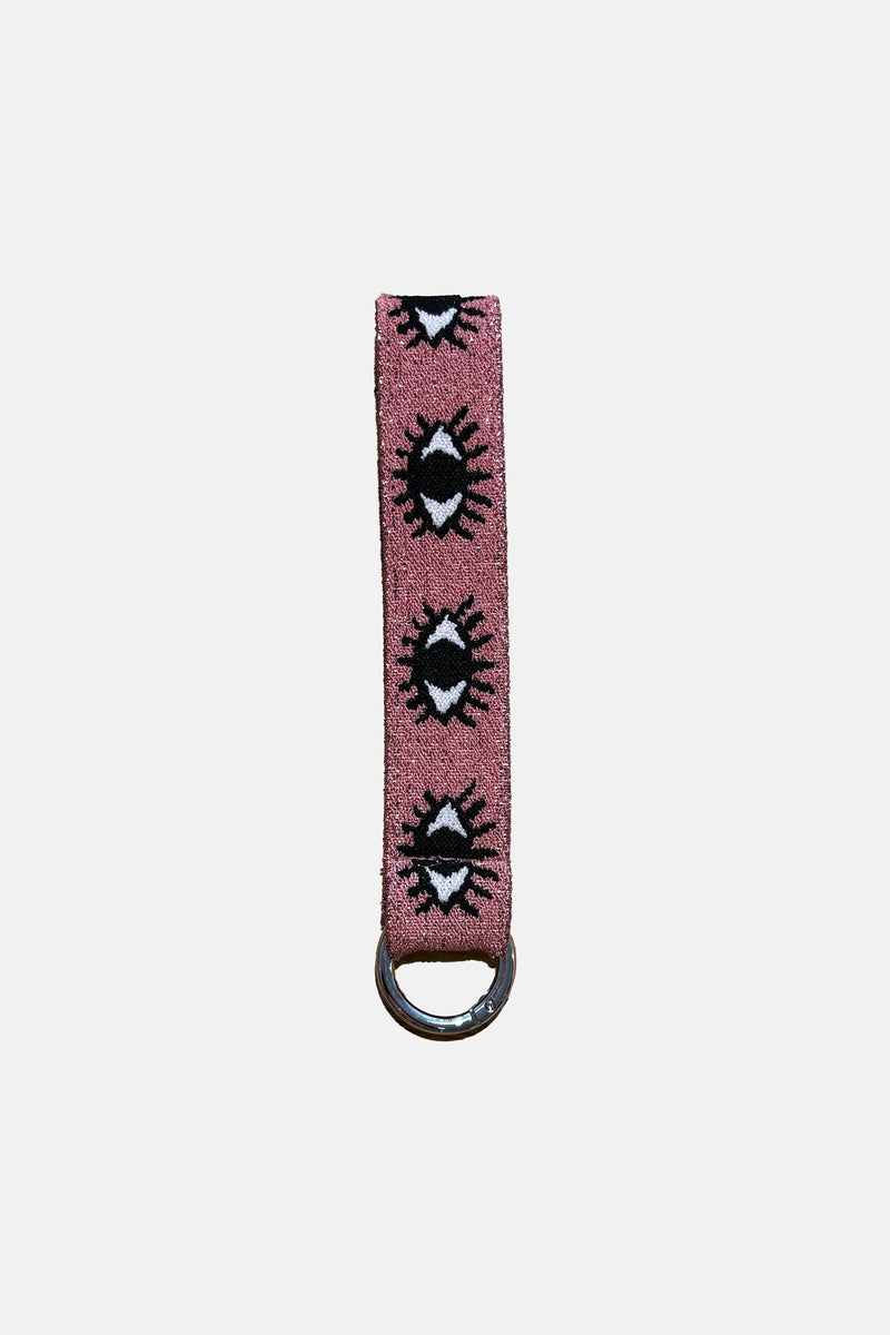 KEY CHAIN "MATI" GLITTER PINK