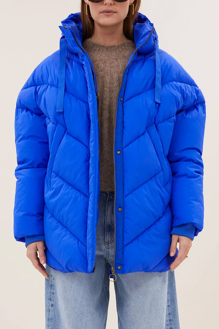 ULTRA OVERSIZED PUFFER JACKET KINGSBLUE