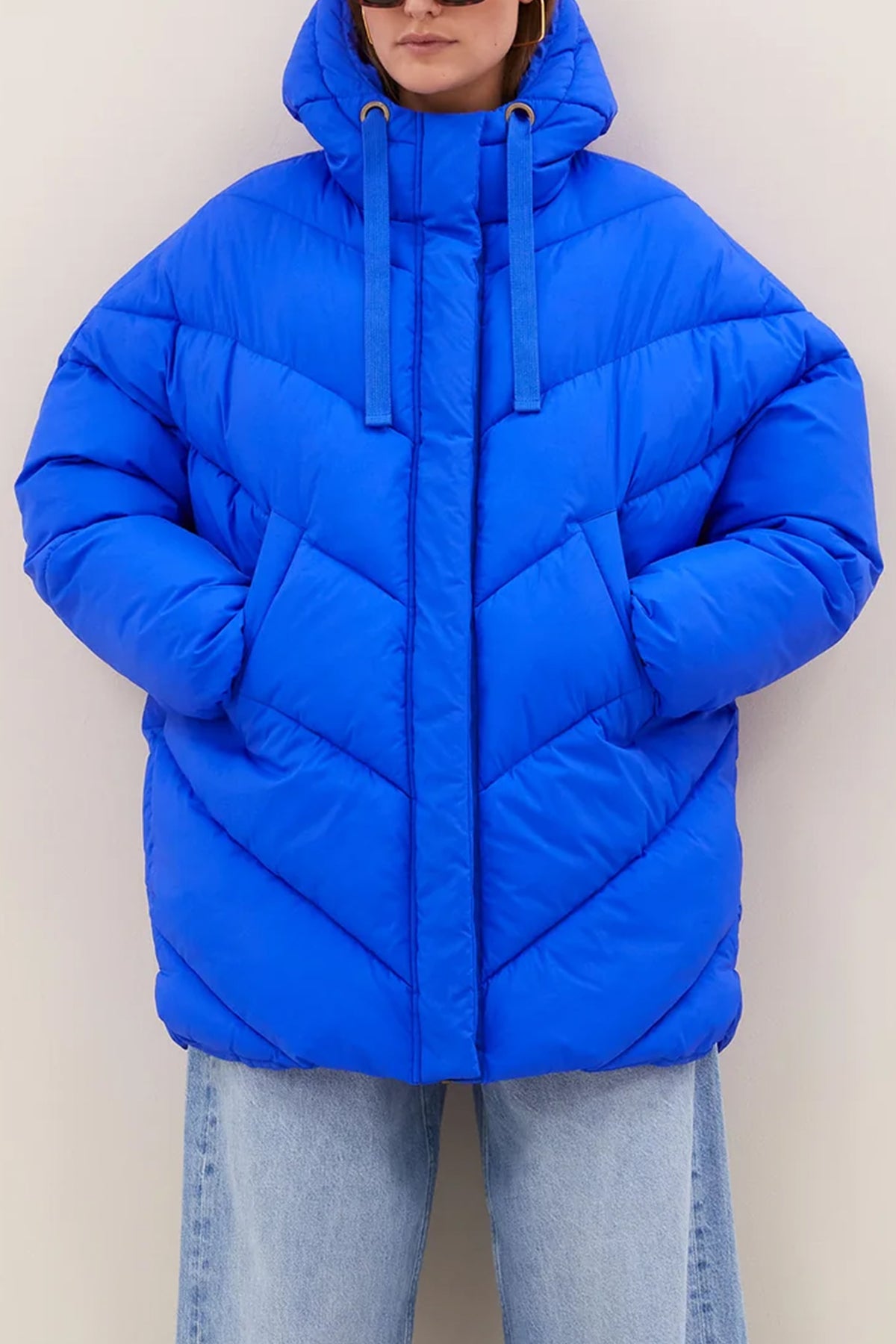 ULTRA OVERSIZED PUFFER JACKET KINGSBLUE