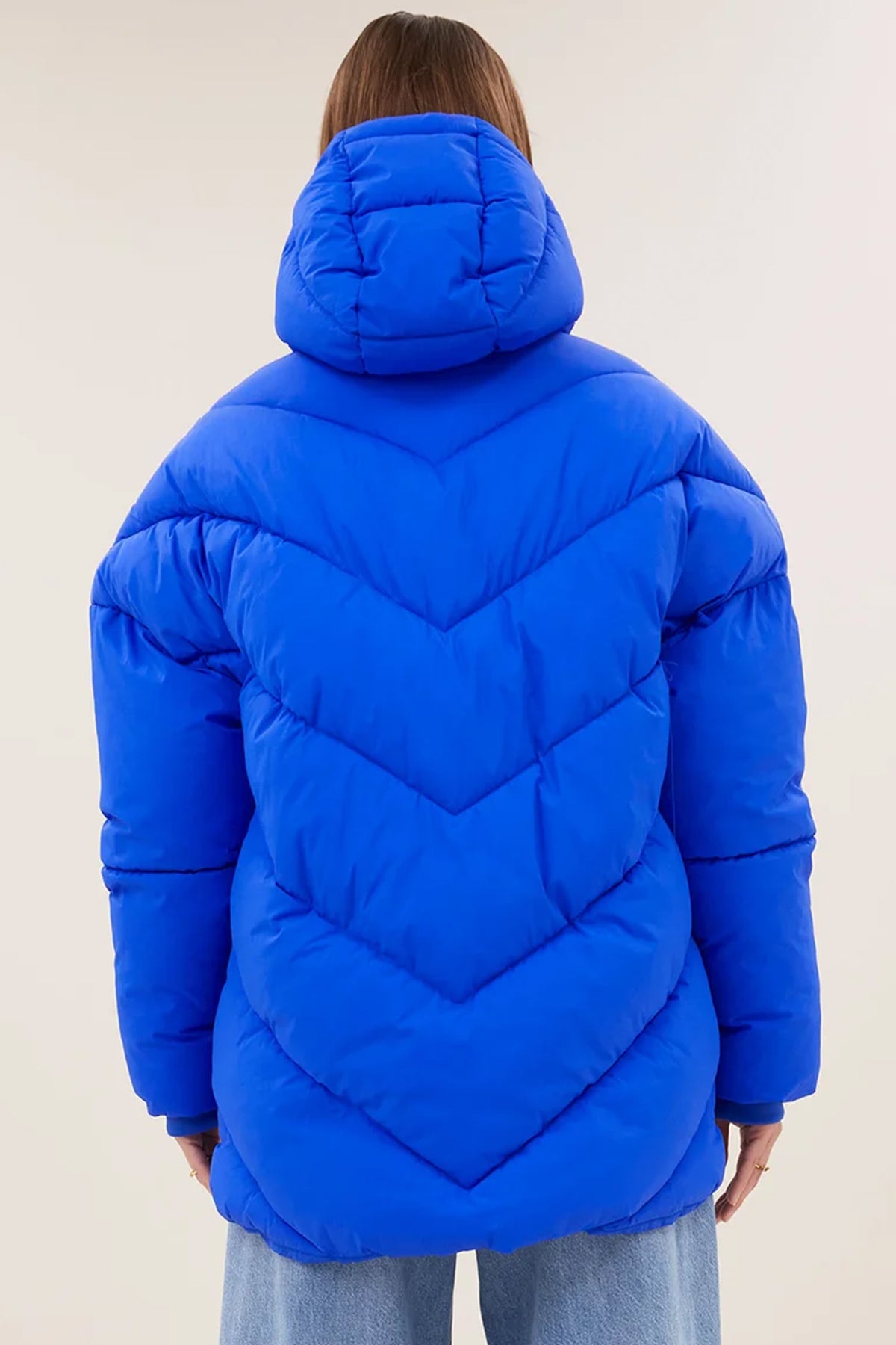 ULTRA OVERSIZED PUFFER JACKET KINGSBLUE