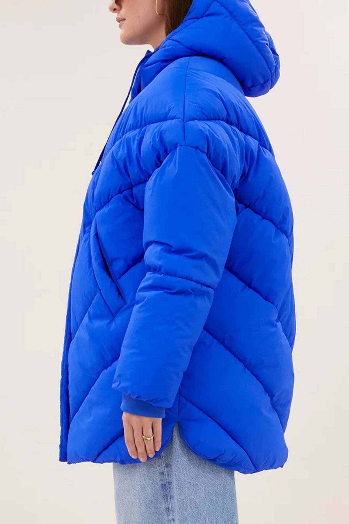 ULTRA OVERSIZED PUFFER JACKET KINGSBLUE