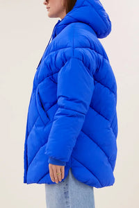 ULTRA OVERSIZED PUFFER JACKET KINGSBLUE