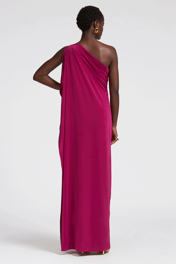 LONG ONE SHOULDER DRESS “ASPASIA”