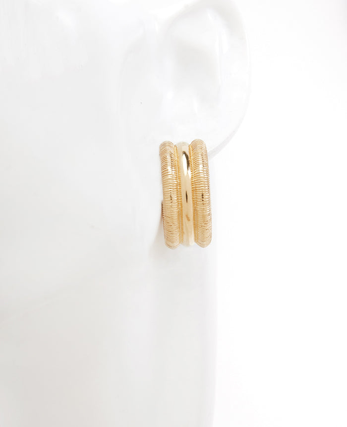 CHUNKY HOOPS “NADIA” GOLD