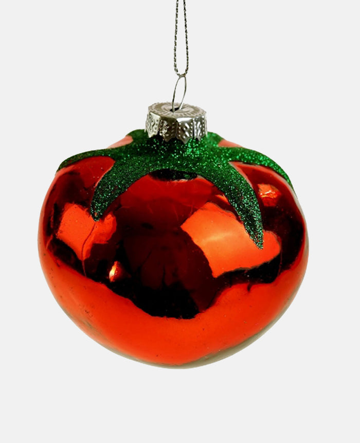 CHRISTMAS BALLS  "TOMATO"