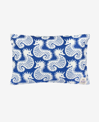 BEACH PILLOW "OLYMPIA" BLUE/WHITE