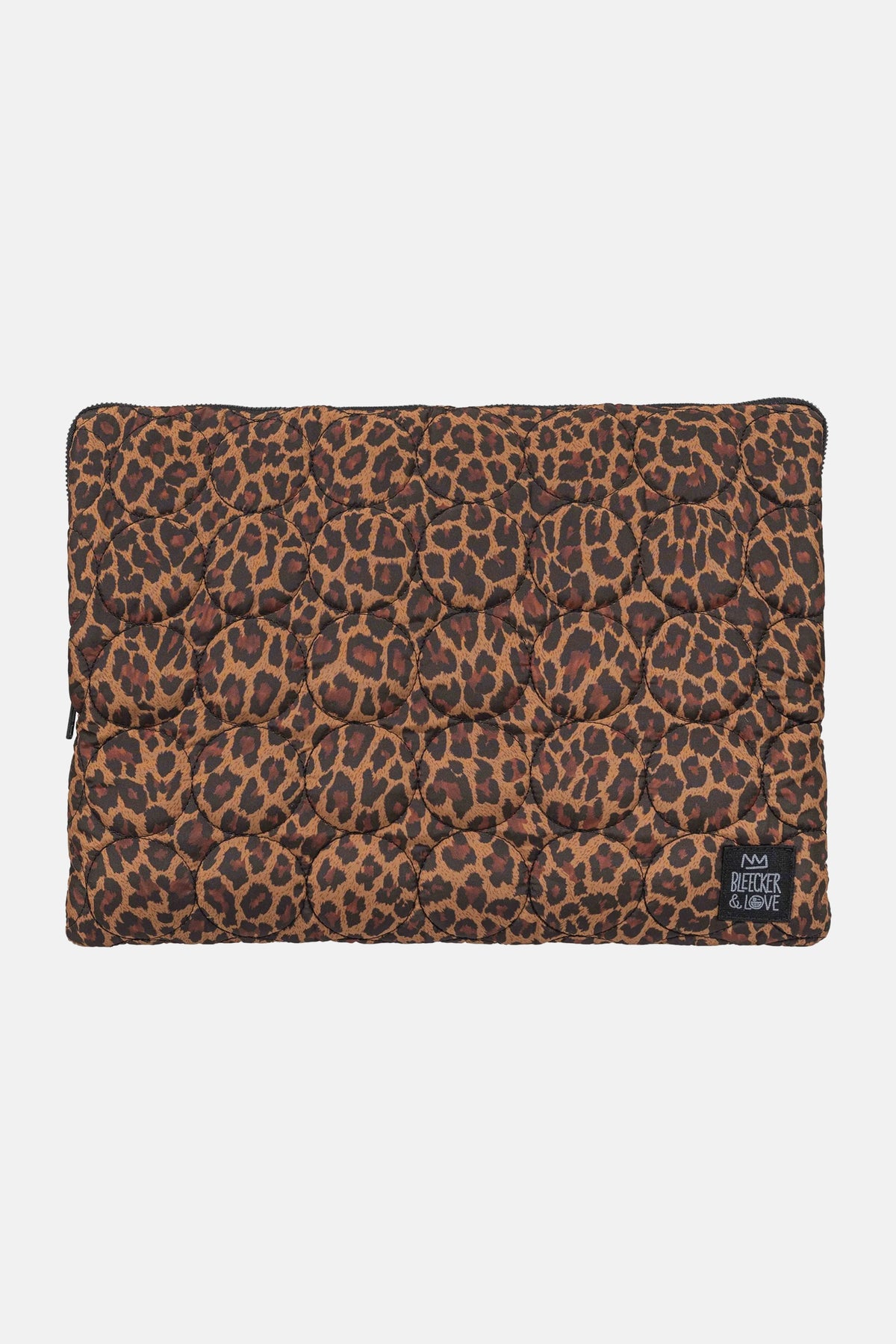 LAPTOP CASE "LEOPARDO" BLACK/BROWN
