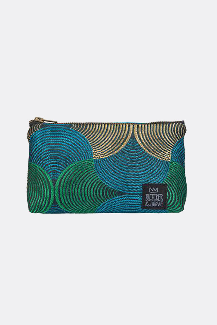 MINI POUCH "BAKARY" BLUE/GREEN