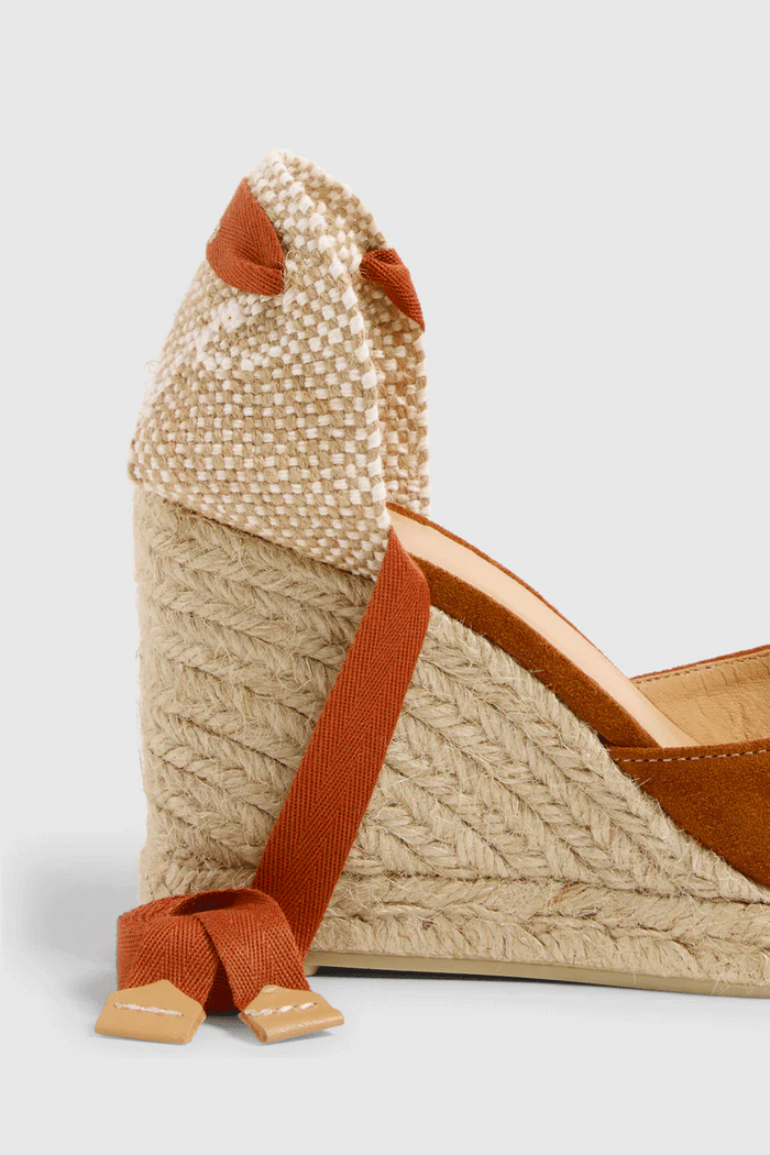 ESPADRILLES WEDGES "CANDE" BROWN